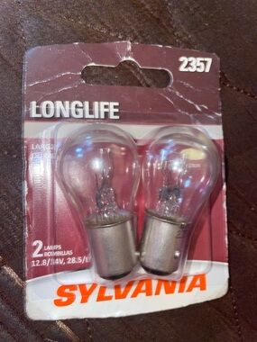 Sylvania Longlife 2357 Clear Twin Pack Bulbs
